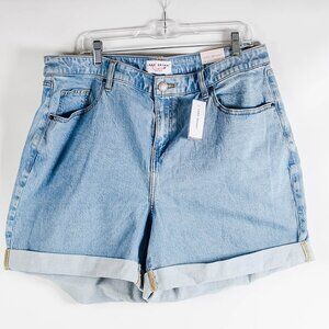 Lane Bryant Boyfriend High Rise Midi Denim Shorts - NWT - Size 16